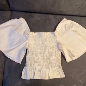 Lulus Your sunshine smoked flutter sleeve top